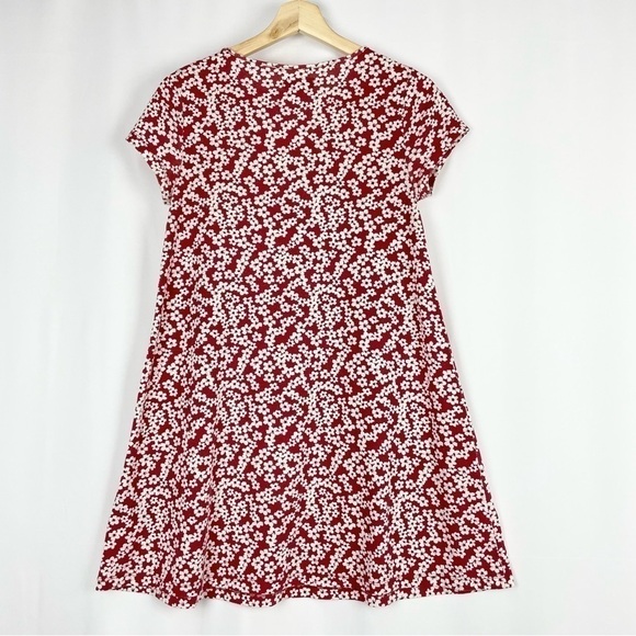 Sears Floral Print T-shirt Shift Dress - Picture 2 of 7